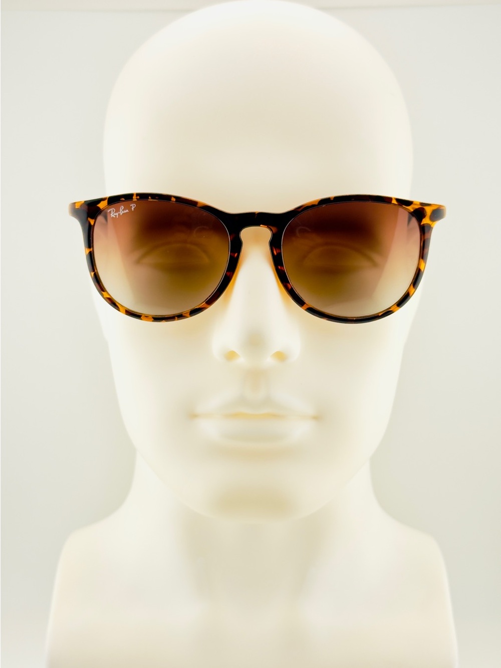 Ray-Ban Erika Classic Sunglasses RB4171 Polished Tortoise Frame Brown Lenses